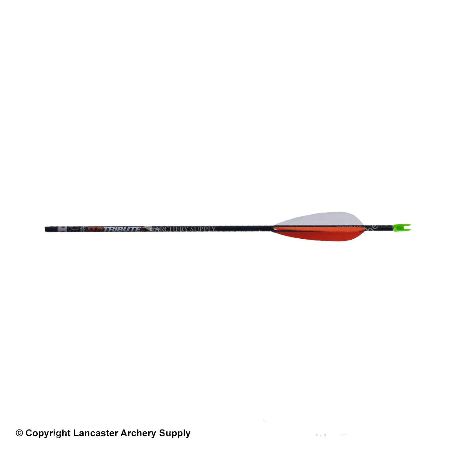 Easton Tribute Fletched Arrow W/ 3" Feathers