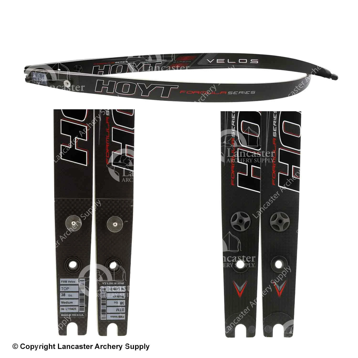 Hoyt Formula Matte Velos Bamboo Limbs (Open Box X1030151) - Image 2